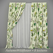 Curtain Autumn Wildflower
