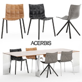 Acerbis Airy chair | Axis table