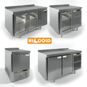 Table cooled by HICOLD GN 11 TN_HICOLD GNG 11 HT_HICOLD GNG 1 HT_HICOLD GNE 1 TN