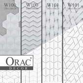 Decorative wall 3D panels Orac Decor (W100, W101)