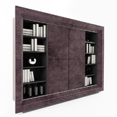 Contemporary Quilted Nubuck Italian TV Cabinet