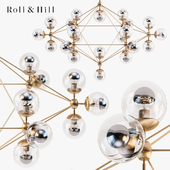 Roll & Hill Modo 6 sided chandelier