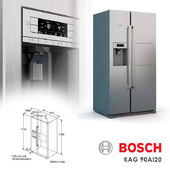 Refrigerator Bosch KAG 90AI20
