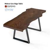 Walnut Live Edge Table