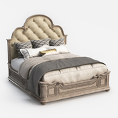 Hooker Furniture King Upholstered Panel Bed