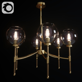 Vertical Globes Chandelier