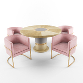 Julius chairs and Lune table