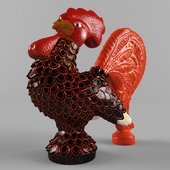 Decorative figure of a cock