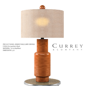 Janeen Table Lamp, Orange - Currey & Company