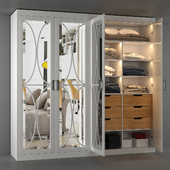 Wardrobe with filling
