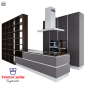 Kitchen set Ri-Flex from Veneta Cicine and technique V-ZUG.