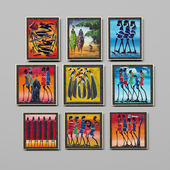 Сборник картин "Африканские Мотивы"-2 (set-11)