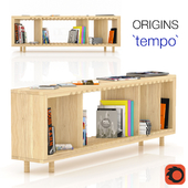 The bookcase `tempo` by ORIGINS