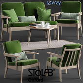 Stolab Oxford chair and sofa , Yngve table