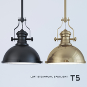 Fixture T5 Loft Steampunk Spotlight