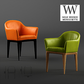 Vitoria Chair with armrests by Neue Wiener Werkstatte