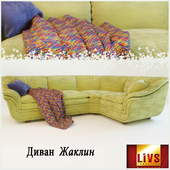 Sofa of LIVS factory Jacqueline, corner