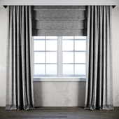 Grey curtains
