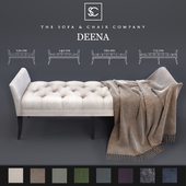 Оттоманка Deena - The Sofa & Chair Company и плед