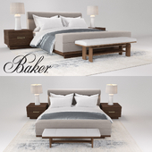 Bed Baker Panorama platform bed king from Barbara Barry