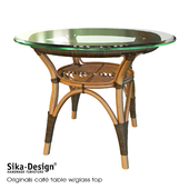 Sika Design Originals dining table w/glass top