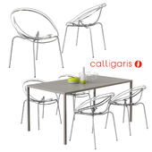 Calligaris / Bloom Chair + Heron Table