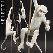 The Monkey Lamp  Ceiling Version by Seletti