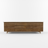 Wood console, side board, cabinet