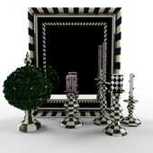 Mirror and Decor Courtly Check from MacKenzie-Childs