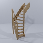 Ladders rotatable by 90 ° ЛС-91, universal