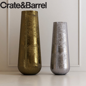 Element Metal Vases by Crate & Barrel