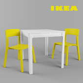 IKEA Комплект для столовой ВАНГСТА / ЯН-ИНГЕ