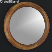 Anurhada Round Wall Mirror by Crate & Barrel