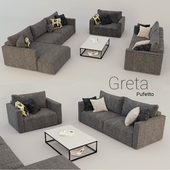 Set of sofas Greta