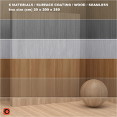 6 materials (seamless) - wood - set 2