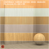 6 materials (seamless) - wood - set 4