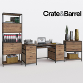 Crate&Barrel Knox Executive Desk set