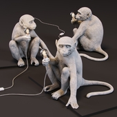 The Monkey Lamp  Sitting Version