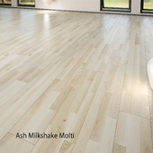 Parquet board Barlinek Floorboard - Decor Line - Ash Milkshake Molti