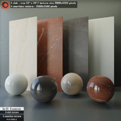 Marble slab & Seamless texture Set 04