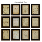 A series of works by Leonardo da Vinci | set 1