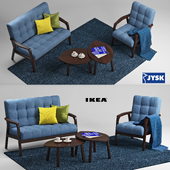 Jysk and ikea living room set