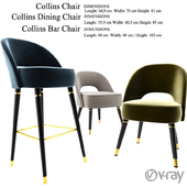 Colline Bar, Dining Chair & Arm Chair