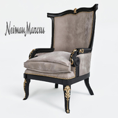Massoud Golden Damask Chair