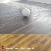 Siberian Floors - Floorboard / паркетная доска, паркет - set 3