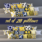 set of 20 pillows, set of 20 pillows
