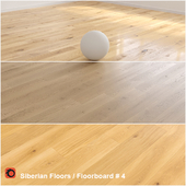 Siberian Floors - Floorboard / parquet board, parquet - set 4