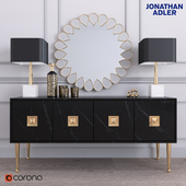 CRAWFORD FOUR DOOR CONSOLE BY JONATHAN ADLER