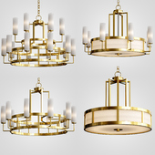 Chandeliers in Japanese style 4 pieces