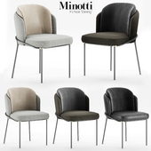 Minotti Fil Noir Dining Chair